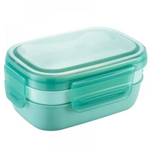Bento-Box für Erwachsene, modernes, minimalistisches Design, stapelbare Bento-Lunchboxen, lebensmittelechte Materialien mit Silikon-Dichtungsring