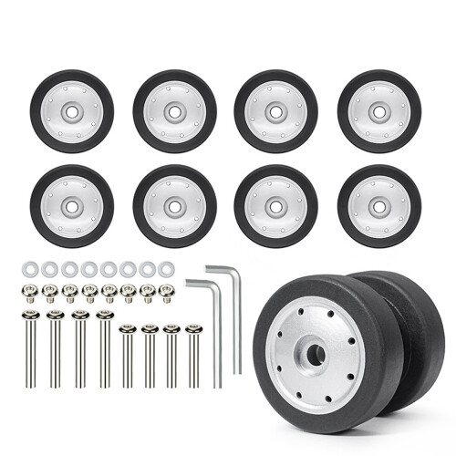 Universal Fit Luggage Replacement Wheels 8PCS Quiet-51model