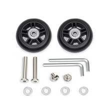2PCS Plastic Luggage Replacement Wheels Quick Install-17model