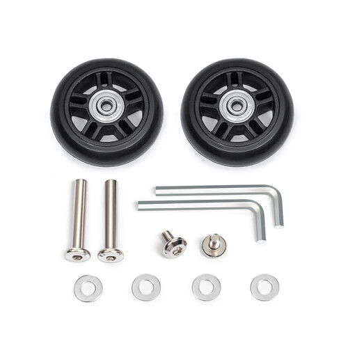 2PCS Plastic Luggage Replacement Wheels Quick Install-17model