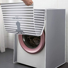 Luxe wasmachinebeschermer, hoezen voor wasmachines met voorlader die stof- en waterdichte bescherming bieden, wasmachine-droger met ritssluiting en