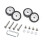 4PCS Quiet Rolling Practical Plastic Luggage-51model 1