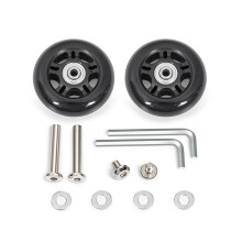 2PCS Practical Luggage Wheels Universal Fit Plastic-39model