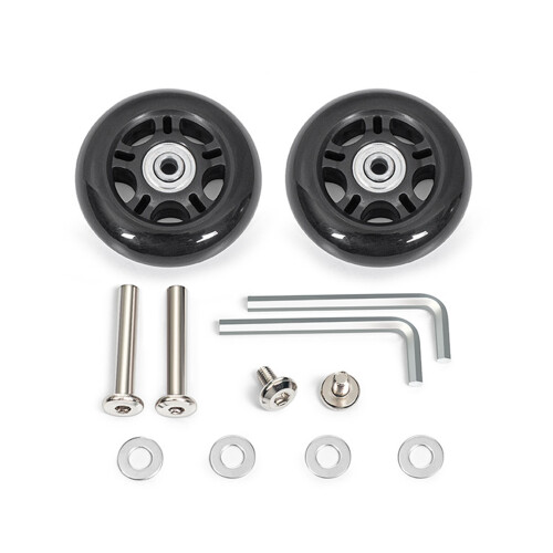 2PCS Practical Luggage Wheels Universal Fit Plastic-39model
