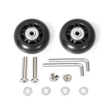2PCS Practical Luggage Wheels Universal Fit Plastic-55model