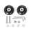 2PCS Practical Luggage Wheels Universal Fit Plastic-55model 1