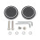 2PCS Practical Plastic Luggage Wheels Universal-67model 1