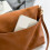 Modern Envelope Crossbody Bag Roomy Interior Adjustable-White 2