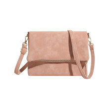 Fashionable Envelope Flap Crossbody Shoulder Bag For Women-Pink