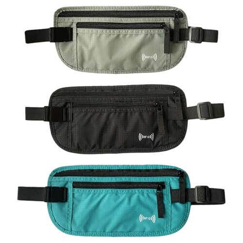Travel Essential Waist Pack Blocking Protections Secure-blue 1