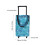 Portable Foldable Trolley Cart With Extendable Handle-blue 4