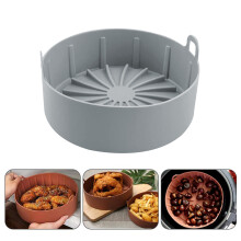 Antihaftbeschichtete, lebensmittelechte Silikon-Einlagen für Heißluftfritteusen – für gesundes Kochen, quadratische Einlagen mit herausnehmbarem