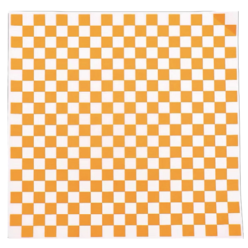 Κόκκινο και λευκό καρό χαρτί Deli, ανθεκτικά στο λίπος, ξηρά κερωμένα φύλλα