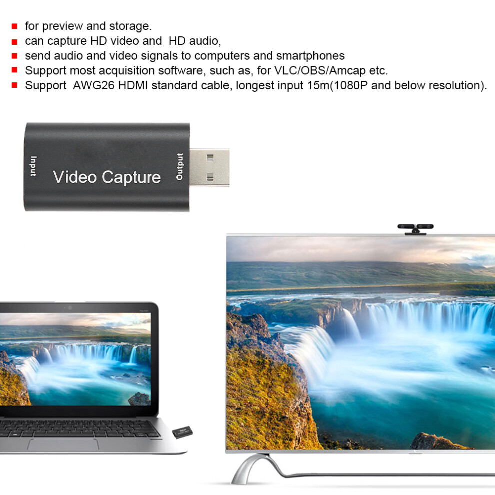 Hdmi To Usb Video Capture Card For Live Streaming 3840X2160@30Hz 4901362061868