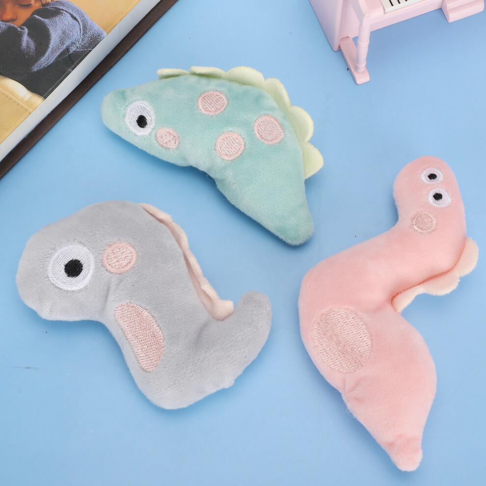 3Pcs Catnip Plush Toys Set â Fish, Snake, Dinosaur, 12.7cm-image-OPC-PMZSKQN-NEW