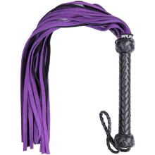 Bondage SM BDSM Toys Genuine Suede Leather Whip and Leather Flogger Braided Handle Adult SM Toys Couples Roleplay