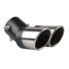 Exhaust Tip Tail for Kia EV3 2024 Car Rear Tail Throat Accessories Stainless Steel Pipe Muffler Tailpipe Muffler Tip Car Muffler Pipe,A normal A
