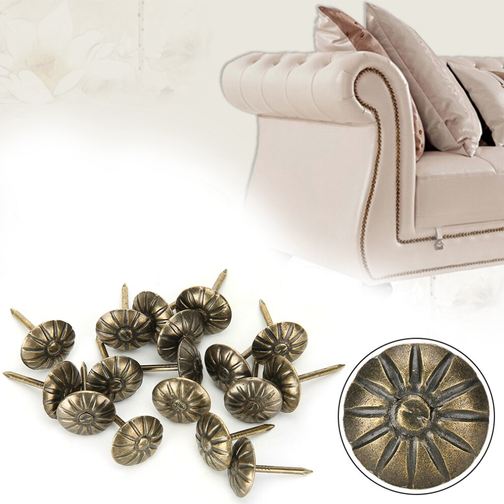 Iron Bubble Nails 500Pcs 11X16mm Bronze For Sofa Fixing And Vintage Decor 8771362064482