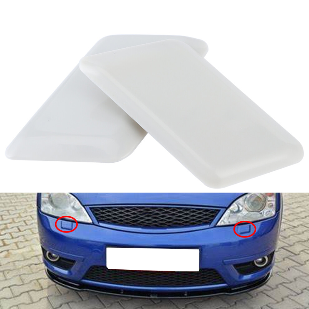 Headlamp Washer Jet Caps Pair For Ford Mondeo Mk3 Light 7681362064942