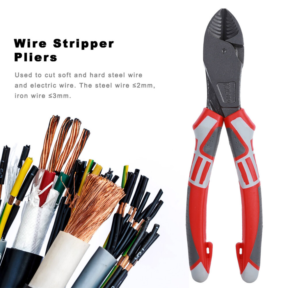 Multi-Functional Electrician Pliers 7Inch Wire Cutters Hrc58-62 7891362064242