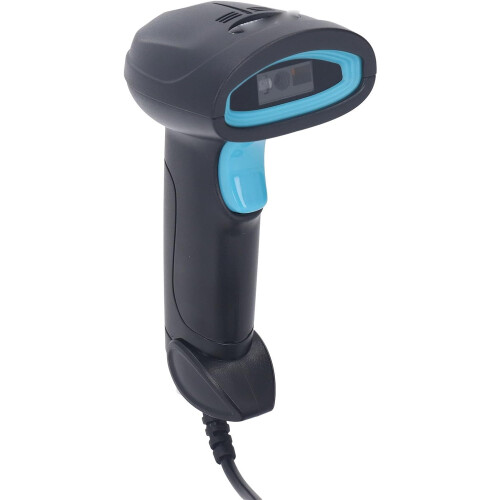 Wired Barcode Scanner Smart Voice QR Code Reader for Inventory Supermarket Warehouse 2