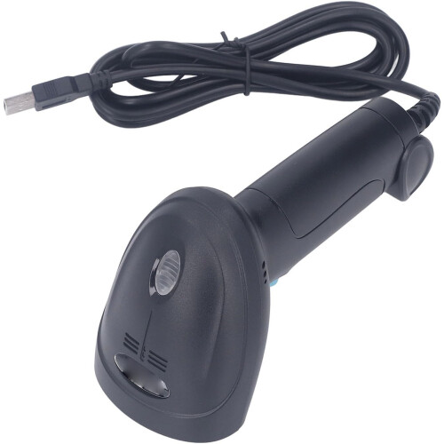 Wired Barcode Scanner Smart Voice QR Code Reader for Inventory Supermarket Warehouse 1