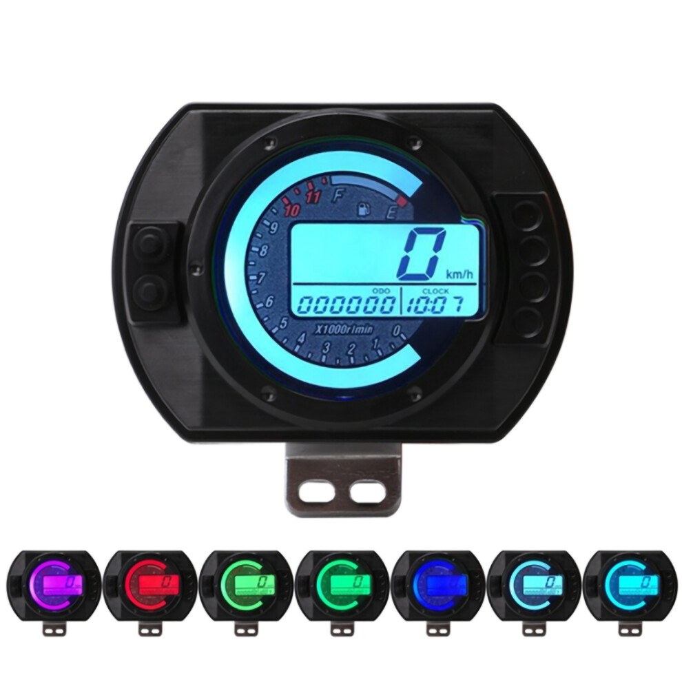Dc12v Motorcycle Speedometer Lcd 0-199 Km/H 137X101mm Black 6921362065510