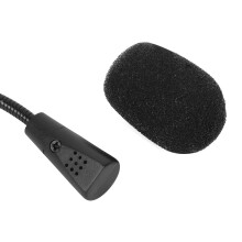 3.5mm Black Wired Intercom Headset for V6 V4 Motorcycle 500m Range