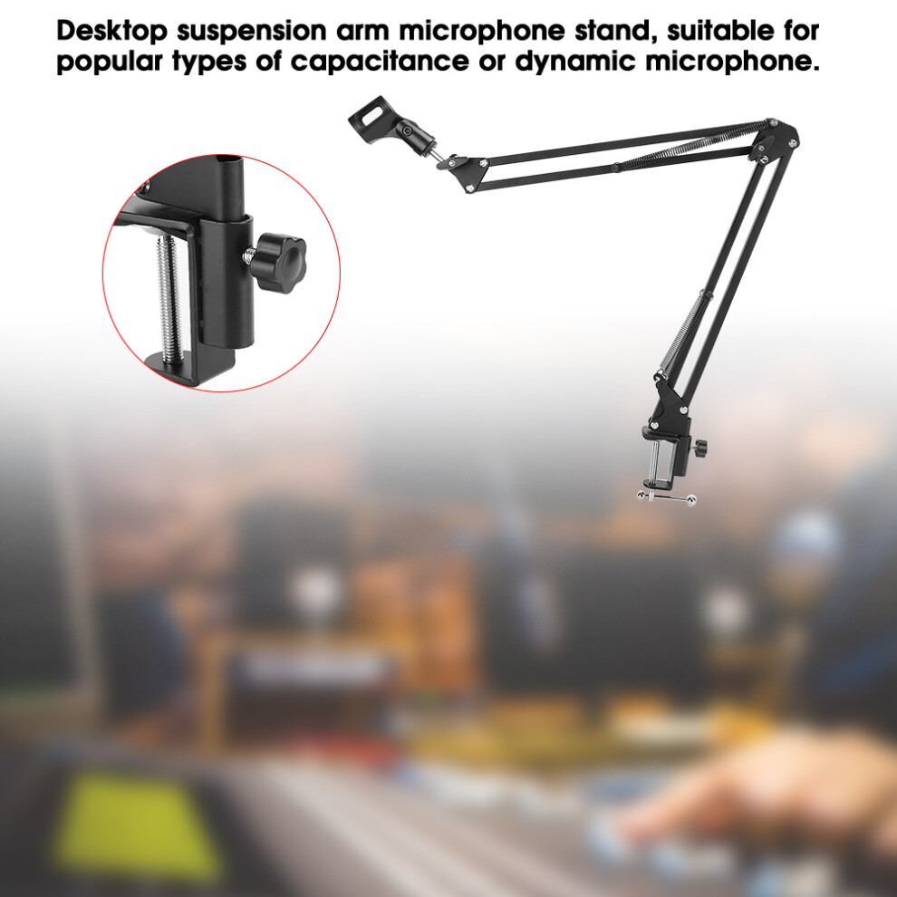 Heavy Duty Suspension Boom Arm With Shock Mount For Studio Mic Use 7691362069519