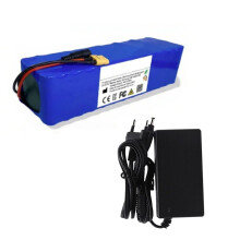 48V 99999Mah Battery Ebike Lithium Battery 13S3P Waterproof PVC with 54.6V 2A Charger(XT60) 48V 99999mAh XT60