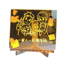 Leuchtende LED-Acryltafel, USB-betrieben, leuchtendes-Mittelgroß