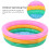 Brightly Colored Inflatable Baby Pool with Soft Floor - 3 Size Options 5