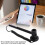 Capacitive Touch Screen Pen STY-2415, Black/White/Blue, 90cm Spring Rope 11