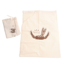 2 Pack Linen Bread Bags, Reusable Washable Bread Bags, Bread Storage Bags with Drawstring, Food Bags for Long-term Freshness, Food Bread Storage Bags