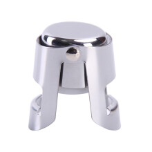 Protector de champán de acero inoxidable, a prueba de fugas para botellas de vino espumoso, reutilizable, artículo esencial para bar.