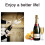 Κατασκευή από ανοξείδωτο ατσάλι Champagne Saver, στεγανή για μπουκάλι αφρώδους κρασιού, 6
