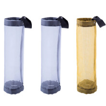 Innovativ køkkenopbevaringsløsning til plastikposer, åndbart materiale med affaldsposeorganisator, professionelt designet håndtag og stor