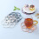 Heat Resistant Mats For Kitchen, Multi-functional Silicone Trivets With Non-Slip Surface, Elegant Pattern For Table Decoration, White (2 PCS) 5