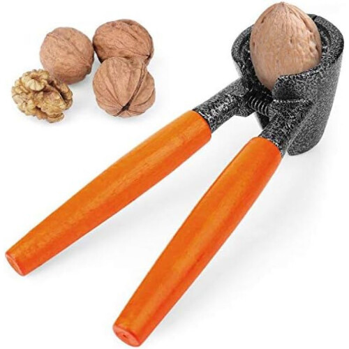 Spring Loaded Nut Cracker, High Quality Material For Safe And Easy Use At Home Or Party