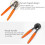 Spring Loaded Nut Cracker, High Quality Material For Safe And Easy Use At Home Or Party 2