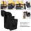 Universal Stroller Cup & Phone Holder, Black, ABS Plastic 12