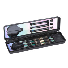 Sport-Profisatz Dart-Set aus Kupfer-Nickel, schwarz, soft – 92 g
