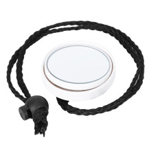 High-Quality Diving Rearview Mirror with 360 Adjust Lanyard White