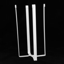 Multifunktionaler weißer Gusseisen-Küchenständer aus Silikon 14x14x21cm