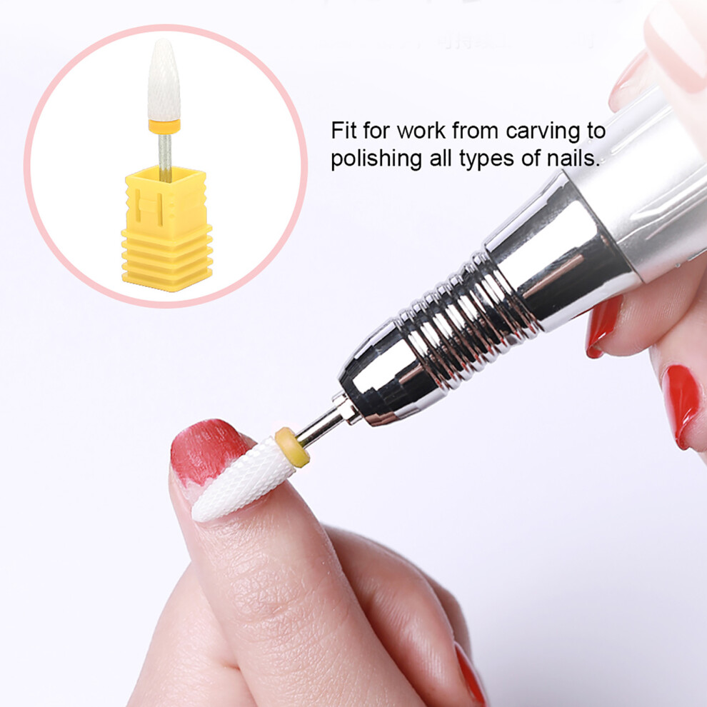 Nail Drill Bit Corn Head Shaped Grinding Accessory Compact & Lightweight Xf 4981362074211