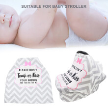 Premium Gray Infant Stroller & Nursing Cover Sunshade & Blanket