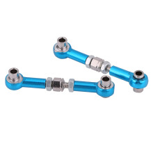 Aluminiumlegierungs-RC-Auto Lenkstangenstange Blau 5cm 13g Upgrade