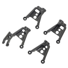 4PCS Metal Shock Damper Towers for SCX10 II 1/10 RC Crawler Black