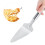 Multi-Functional 2Pcs Stainless Steel Triangular Pizza Cutter and Spatula Kit 12