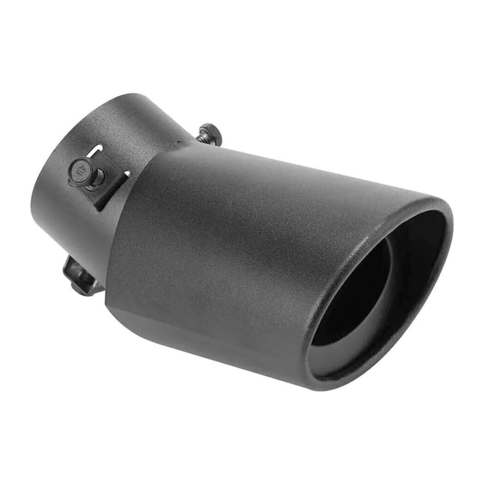 Exhaust Tail Piece Tip Car Exhaust Pipe Tailpipe Tip 63Mm Curved Modified Parts Rear Tail Muffler Throat 9105992115013